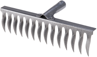 Rastrillo Gris Carbón