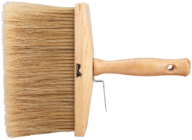 Brocha para Techo con Mango de Madera, Cerdas Naturales Largas