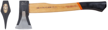 Hacha de Partir Forjada con Mango de Madera EvoTools +Plus®