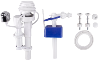 Mecanismo Neumático για WC con Válvula de Flotador y Entrada Lateral