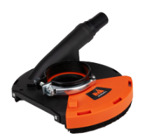 Adaptador de Protector de Lijado para Amoladora Angular con Sistema de Aspiración de Polvo 180 mm