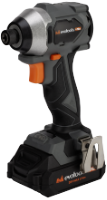 Atornillador de Impacto 1/4 Hex sin Escobillas con 2 Baterías y Cargador MAX 20V POWER EvoTools +Plus®