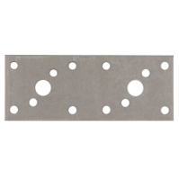 Placa de Empalme Perforada para Unión de Madera / d[mm]: 175x65x2