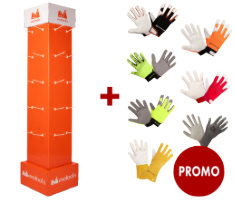 Pack Promocional Guantes de Protección + Expositor de Cartón