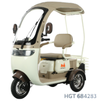 Triciclo Eléctrico para Pasajeros con Cabina Abierta Dotos TRP1000CD EvoTools®