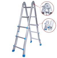 Escalera Modular de Aluminio 2094 EvoTools® / N[peldaños]: 4x3; Hu[cm]: 140; Ht[cm]: 286