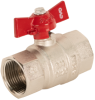 Válvula de Bola con Maneta Mariposa H-H 1048