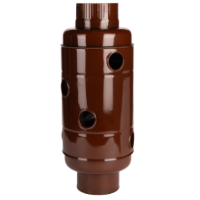 Recuperador de Calor Compacto Esmaltado EvoTools® / D[mm]: 120; C: Negro; h[mm]: 515