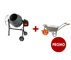 Hormigonera EvoTools +Plus® + Carretilla PROMO 1+1