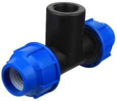 T en HDPE Rosca Hembra Italia