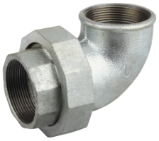Codo Unión Galvanizado H-H 95 EvoSanitary®