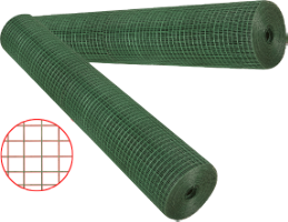 Malla Soldada Galvanizada Plastificada