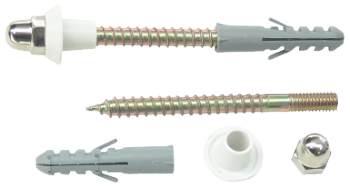 Tornillos de Fijación για WC Cromo (2 piezas)
