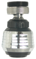 Difusor Móvil de Doble Articulación en ABS Negro