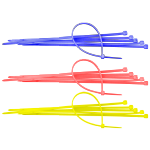 Bridas de Cable de Plástico de Colores (100 uds)