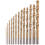 Brocas de Metal HSS Recubiertas de Titanio (13 piezas)