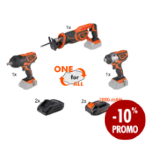 Herramientas ONE +Batería 2Ah+Cargador Promo 3+2+2