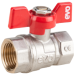 Válvula de Bola con Maneta Mariposa H-H 1036