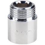 Prolongador de Latón Cromado 1/2