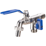 Grifo de Doble Servicio de 3 Vías