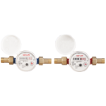 Contador de agua de chorro único con racor