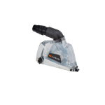 Adaptador de Protector de Corte con Profundidad Regulable para Amoladora Angular con Sistema de Aspiración de Polvo 125 mm