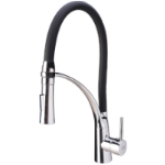 Grifo de Cocina con Caño Flexible y Soporte de Fijación