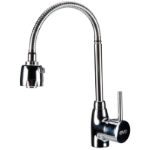 Grifo de Cocina con Bica Flexible y Aireador 4001