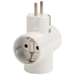 Adaptador de Enchufe Triple Schuko