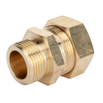 Conector Rápido de Latón para Tubería de Acero Inoxidable Paneles Solares EvoSanitary®