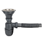 Sifón Flexible για Fregadero con Válvula 1117