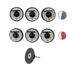 Juego de 6 Mini Discos Flap con Soporte EvoTools®