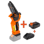 Kit mini motosierra a batería sin escobillas con 2 baterías y cargador MAX 20V ONE EvoTools®
