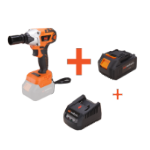 Kit llave de impacto 1/2 a batería sin escobillas con batería y cargador EvoTools®