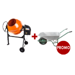 Hormigonera EvoTools® + Carretilla PROMO 1+1