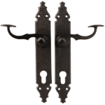 Manillas Rústicas B para Portones Exteriores con Placa Y