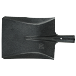 Pala Recta, Gris Carbón