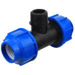 T en HDPE Rosca Macho Italia