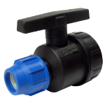 Válvula de Corte HDPE Rosca Hembra Italia